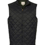 Weatherproof Mens Vintage Diamond Quilted Full Zip Vest - Black