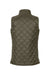 Weatherproof W207359 Womens Vintage Diamond Quilted Full Zip Vest Rosin Green Flat Back