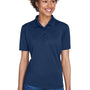 UltraClub Womens Cool & Dry 8 Star Elite Performance Moisture Wicking Short Sleeve Polo Shirt - Navy Blue - Closeout