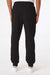 Independent Trading Company IND20PNT Mens Fleece Sweatpants w/ Pockets Black Model Back