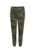 Independent Trading Co. IND20PNT Mens Fleece Sweatpants w/ Pockets Forest Green Camo Flat Front