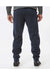 Independent Trading Co. IND20PNT Mens Fleece Sweatpants w/ Pockets Classic Navy Blue Model Back