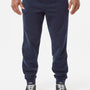 Independent Trading Co. Mens Fleece Sweatpants w/ Pockets - Classic Navy Blue - NEW