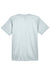 UltraClub 8620Y Youth Cool & Dry Performance Moisture Wicking Short Sleeve Crewneck T-Shirt Grey Flat Back