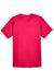 UltraClub 8620Y Youth Cool & Dry Performance Moisture Wicking Short Sleeve Crewneck T-Shirt Red Flat Front