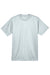 UltraClub 8620Y Youth Cool & Dry Performance Moisture Wicking Short Sleeve Crewneck T-Shirt Grey Flat Front
