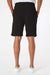 Independent Trading Company IND20SRT Mens Fleece Shorts w/ Pockets Black Model Back