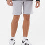 Independent Trading Co. Mens Fleece Shorts w/ Pockets - Heather Grey - NEW