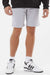 Independent Trading Company IND20SRT Mens Fleece Shorts w/ Pockets Heather Grey Model Front