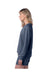 Alternative 8626NM Womens Lazy Day Crewneck Sweatshirt Dark Navy Blue Side