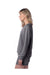 Alternative 8626NM Womens Lazy Day Crewneck Sweatshirt Nickel Grey Side