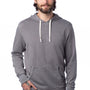 Alternative Mens School Yard Hooded Sweatshirt Hoodie - Nickel Grey