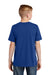 District DT130Y Youth Perfect Tri Short Sleeve Crewneck T-Shirt Deep Royal Blue Model Back