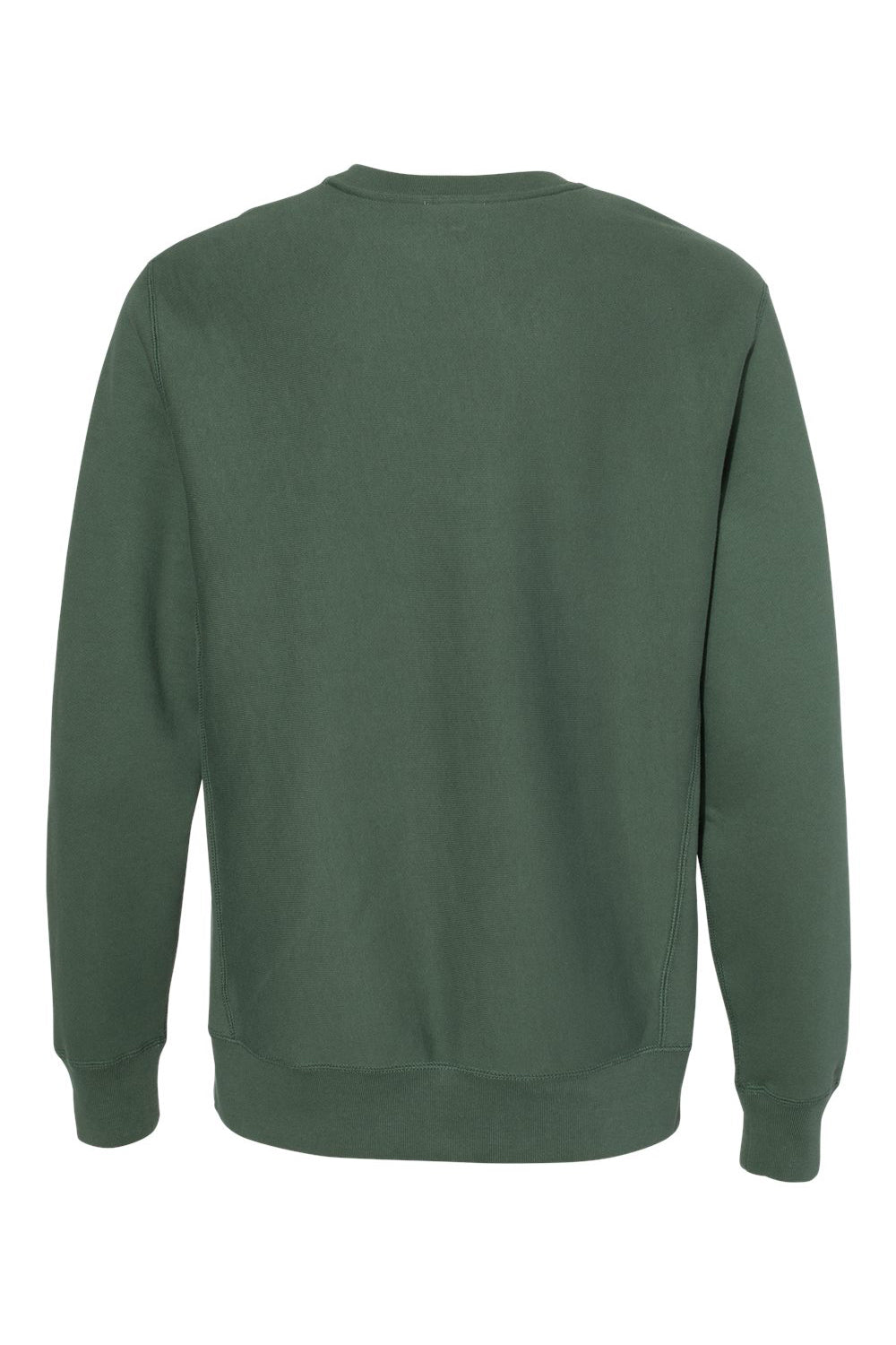 Independent Trading Co. IND5000C Mens Legend Crewneck Sweatshirt Alpine Green Flat Back