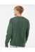 Independent Trading Co. IND5000C Mens Legend Crewneck Sweatshirt Alpine Green Model Back
