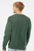 Independent Trading Company IND5000C Mens Legend Crewneck Sweatshirt Alpine Green Model Back