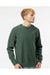Independent Trading Co. IND5000C Mens Legend Crewneck Sweatshirt Alpine Green Model Front