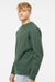 Independent Trading Company IND5000C Mens Legend Crewneck Sweatshirt Alpine Green Model Side