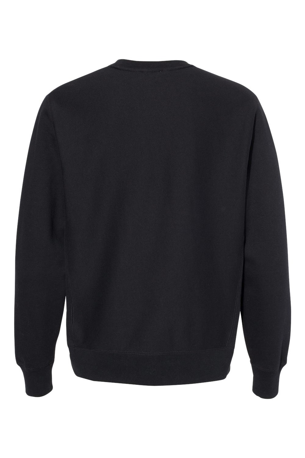 Independent Trading Company IND5000C Mens Legend Crewneck Sweatshirt Black Flat Back