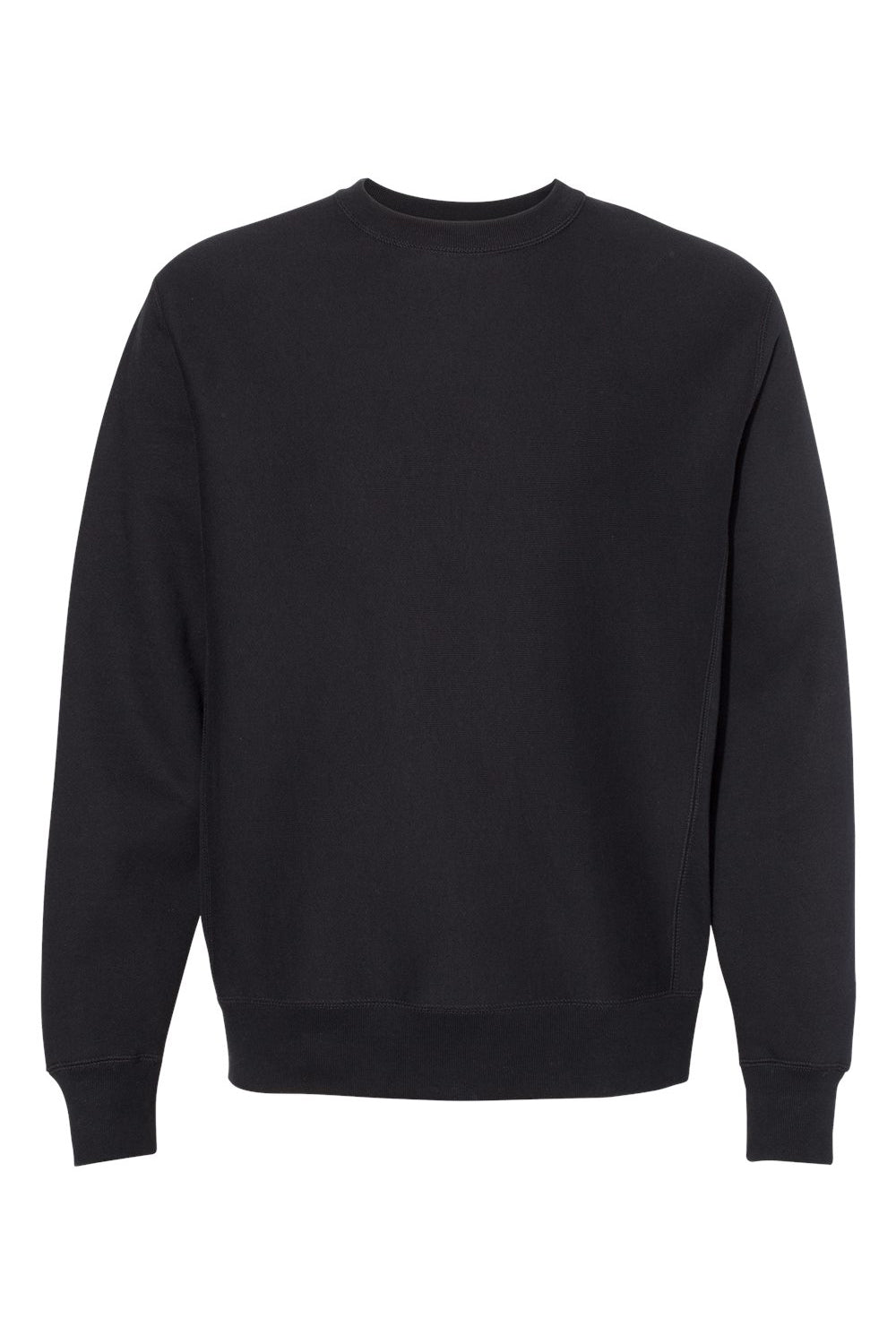 Independent Trading Company IND5000C Mens Legend Crewneck Sweatshirt Black Flat Front