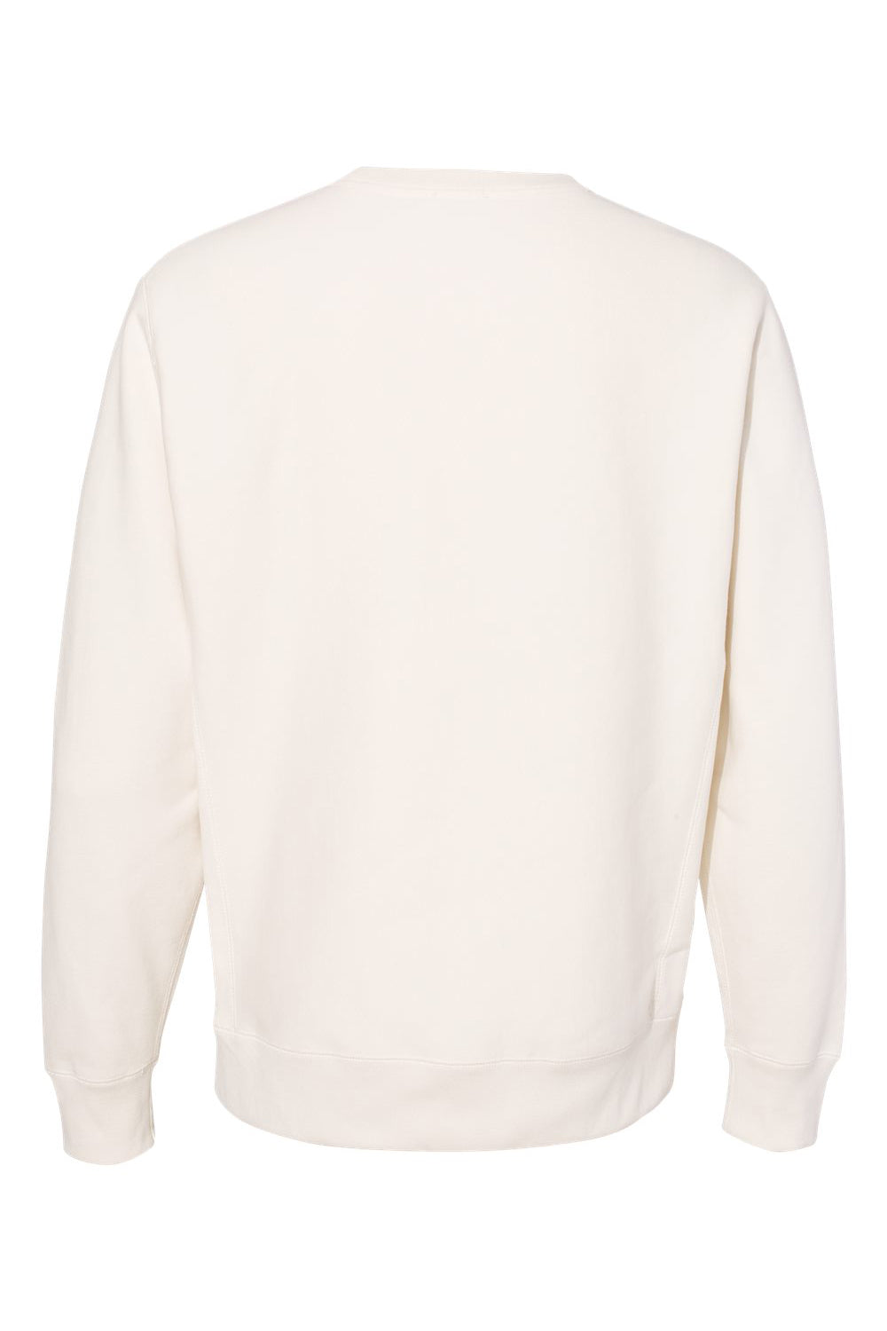 Independent Trading Company IND5000C Mens Legend Crewneck Sweatshirt Bone Flat Back