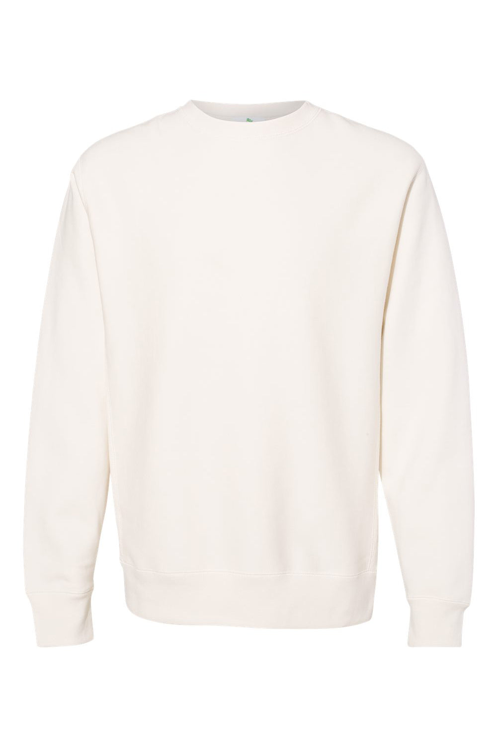 Independent Trading Company IND5000C Mens Legend Crewneck Sweatshirt Bone Flat Front