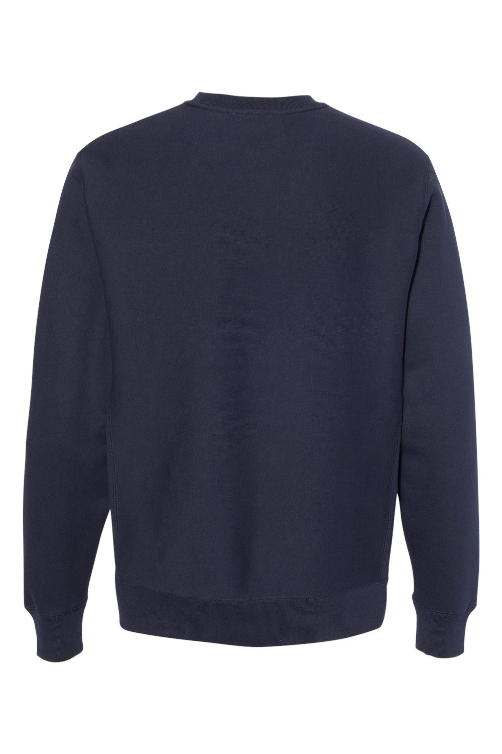 Independent Trading Co. IND5000C Mens Legend Crewneck Sweatshirt Classic Navy Blue Flat Back