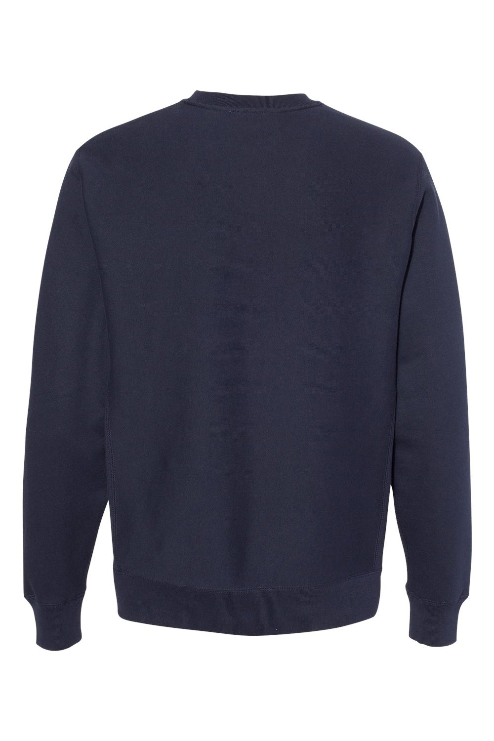 Independent Trading Company IND5000C Mens Legend Crewneck Sweatshirt Classic Navy Blue Flat Back