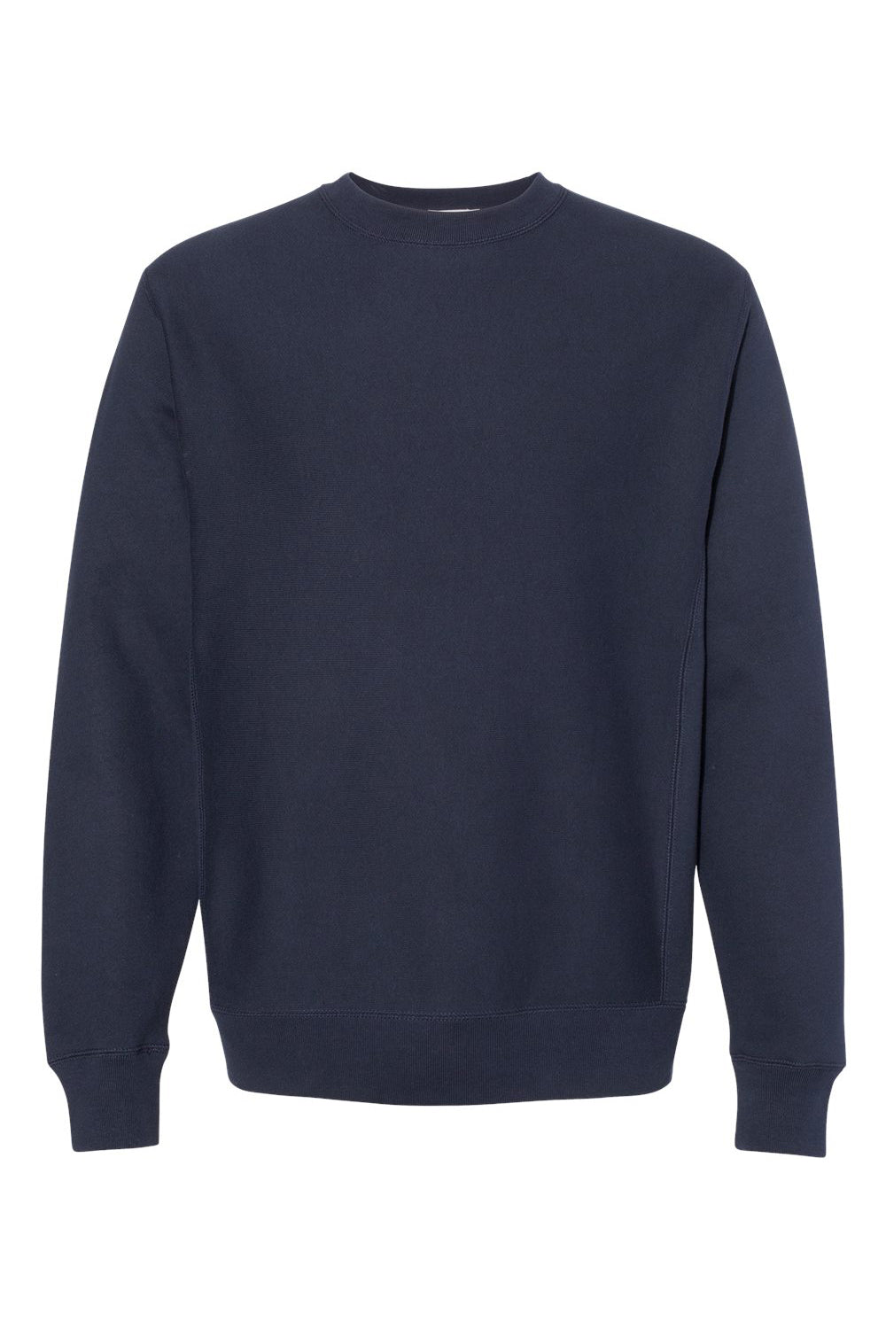 Independent Trading Company IND5000C Mens Legend Crewneck Sweatshirt Classic Navy Blue Flat Front