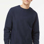 Independent Trading Company Mens Legend Crewneck Sweatshirt - Classic Navy Blue