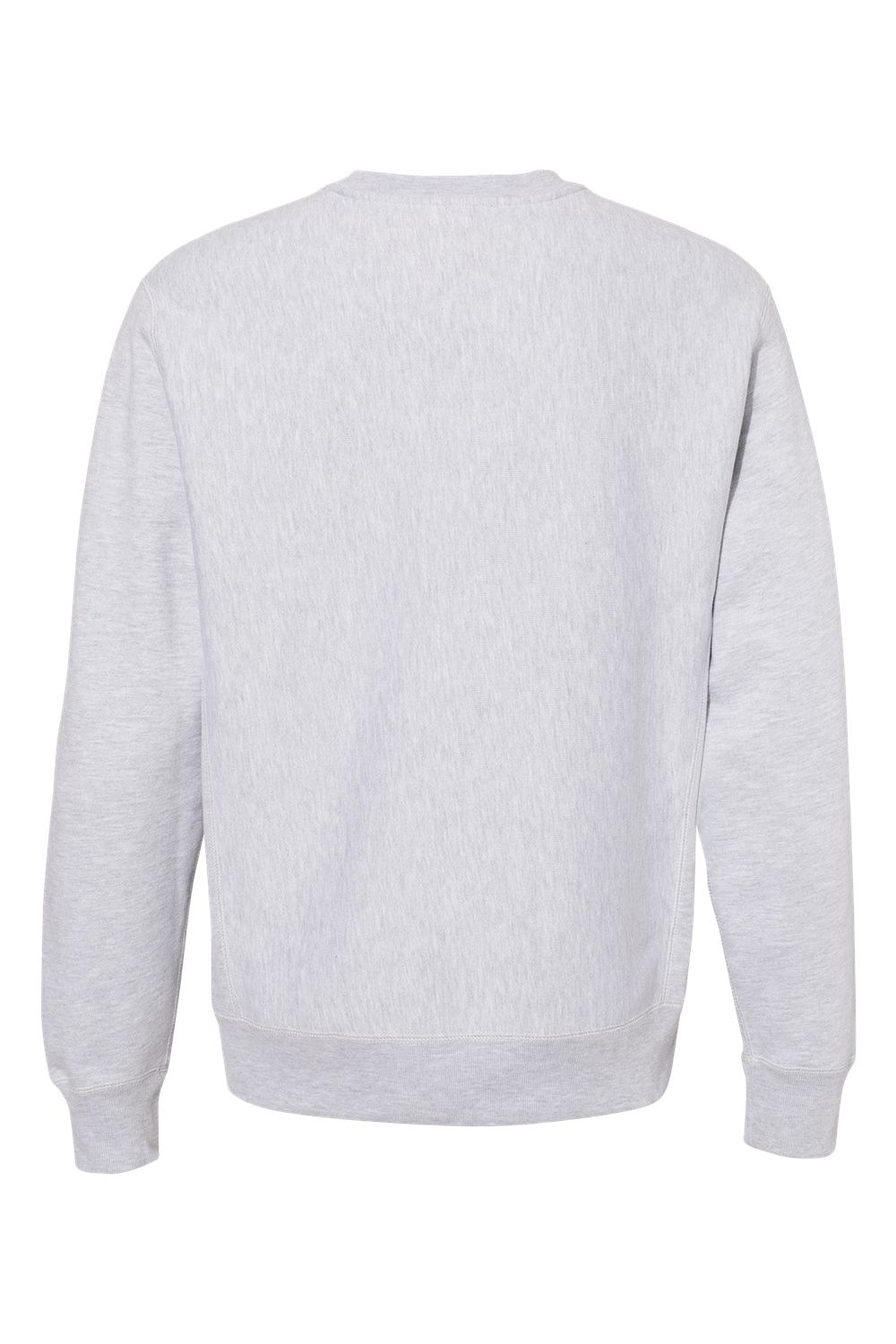 Independent Trading Company IND5000C Mens Legend Crewneck Sweatshirt Heather Grey Flat Back