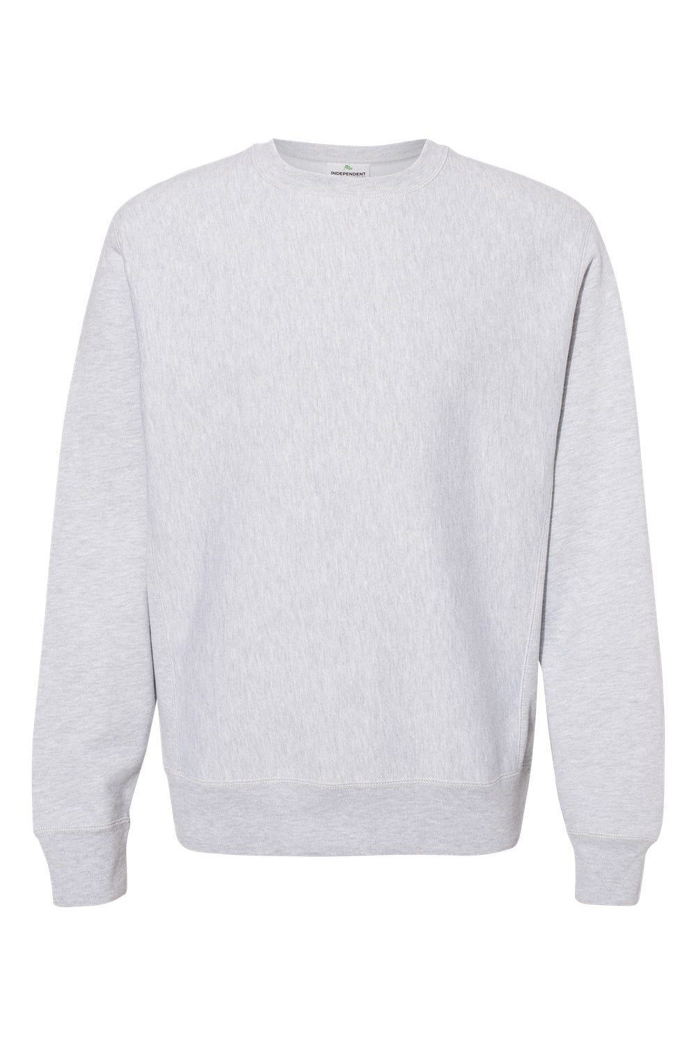 Independent Trading Company IND5000C Mens Legend Crewneck Sweatshirt Heather Grey Flat Front