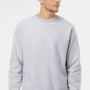 Independent Trading Company Mens Legend Crewneck Sweatshirt - Heather Grey