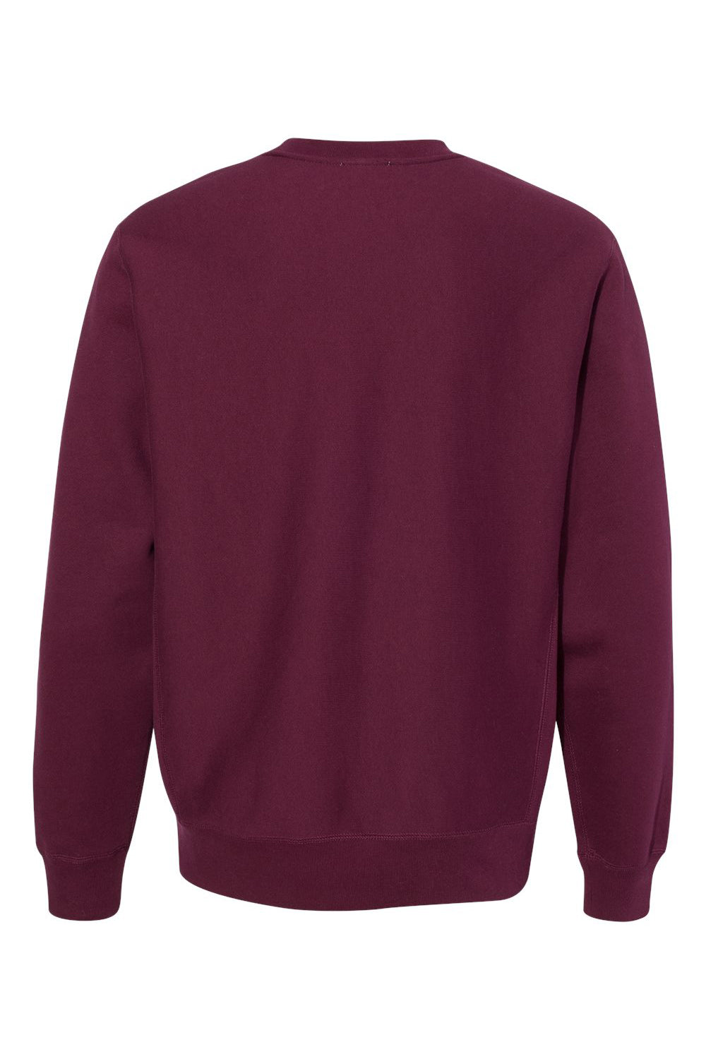 Independent Trading Company IND5000C Mens Legend Crewneck Sweatshirt Maroon Flat Back
