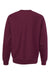Independent Trading Company IND5000C Mens Legend Crewneck Sweatshirt Maroon Flat Back
