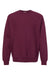 Independent Trading Company IND5000C Mens Legend Crewneck Sweatshirt Maroon Flat Front