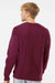 Independent Trading Company IND5000C Mens Legend Crewneck Sweatshirt Maroon Model Back