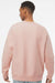 Independent Trading Company IND5000C Mens Legend Crewneck Sweatshirt Dusty Pink Model Back