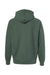 Independent Trading Company IND5000P Mens Legend Hooded Sweatshirt Hoodie w/ Pouch Pocket Alpine Green Flat Back