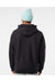 Independent Trading Co. IND5000P Mens Legend Hooded Sweatshirt Hoodie Black Model Back