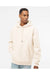 Independent Trading Co. IND5000P Mens Legend Hooded Sweatshirt Hoodie Bone Model Front