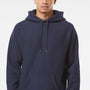 Independent Trading Company Mens Legend Hooded Sweatshirt Hoodie w/ Pouch Pocket - Classic Navy Blue