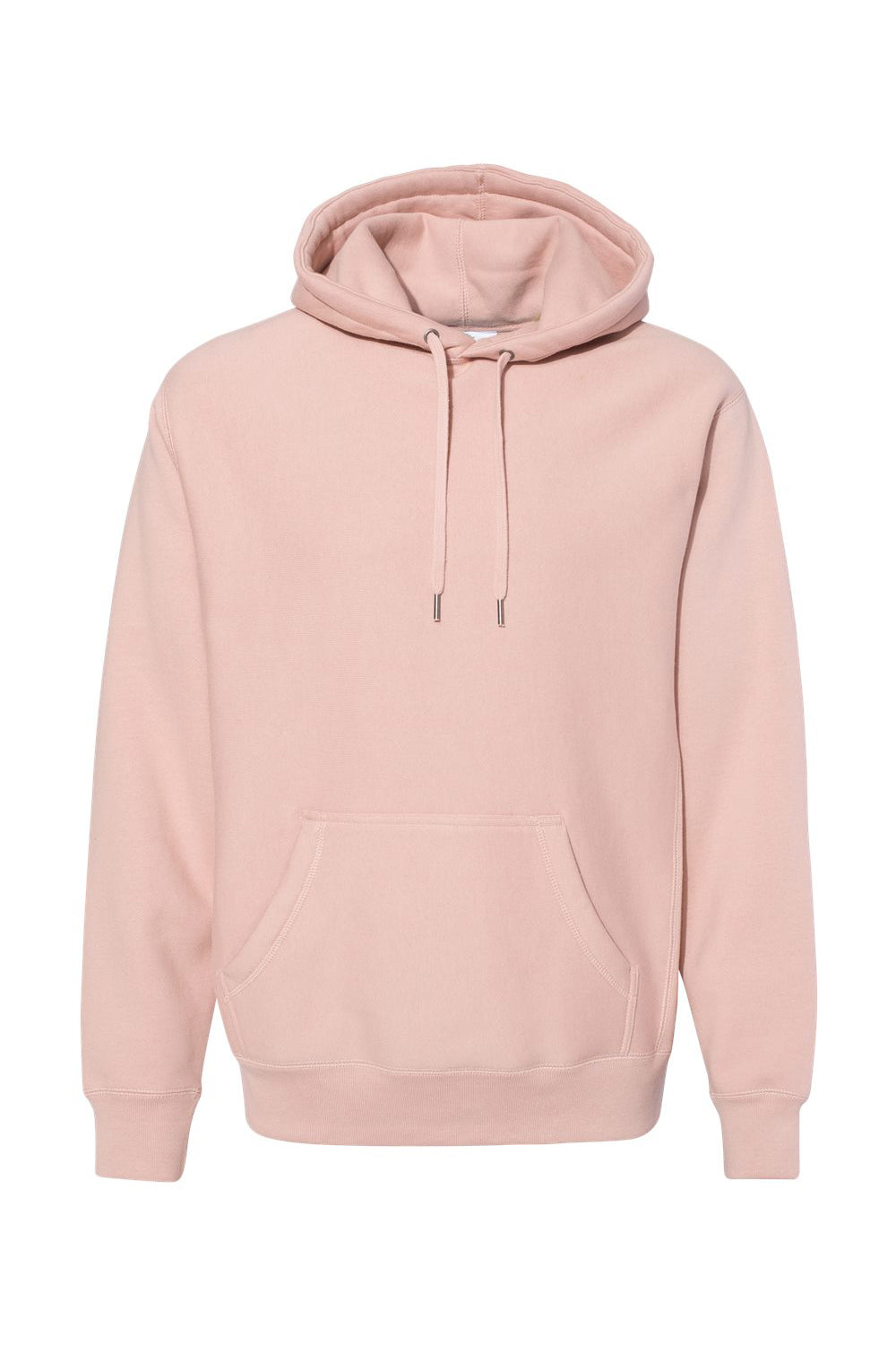 Independent Trading Company IND5000P Mens Legend Hooded Sweatshirt Hoodie w/ Pouch Pocket Dusty Pink Flat Front