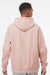 Independent Trading Company IND5000P Mens Legend Hooded Sweatshirt Hoodie w/ Pouch Pocket Dusty Pink Model Back
