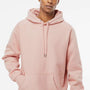 Independent Trading Company Mens Legend Hooded Sweatshirt Hoodie w/ Pouch Pocket - Dusty Pink