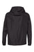 Independent Trading Company EXP54LWP Mens Water Resistant 1/4 Zip Windbreaker Hooded Jacket Black Flat Back