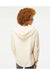 Independent Trading Co. PRM2500Z Womens California Wave Wash Full Zip Hooded Sweatshirt Hoodie Bone Model Back