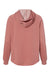 Independent Trading Company PRM2500Z Womens California Wave Wash Full Zip Hooded Sweatshirt Hoodie w/ Pockets Dusty Rose Flat Back