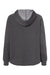 Independent Trading Co. PRM2500Z Womens California Wave Wash Full Zip Hooded Sweatshirt Hoodie Shadow Grey Flat Back