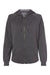 Independent Trading Company PRM2500Z Womens California Wave Wash Full Zip Hooded Sweatshirt Hoodie w/ Pockets Shadow Grey Flat Front